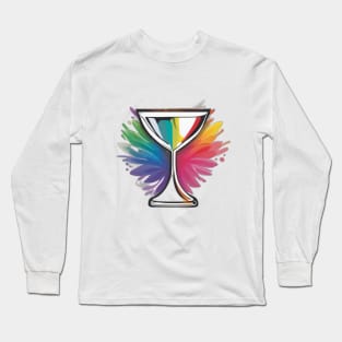 Chalice Rainbow Shadow Silhouette Anime Style Collection No. 337 Long Sleeve T-Shirt
